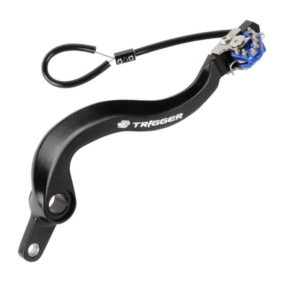 Zeta Trigger Brake Pedal Yamaha YZ250F/250FX/WR250F Blue