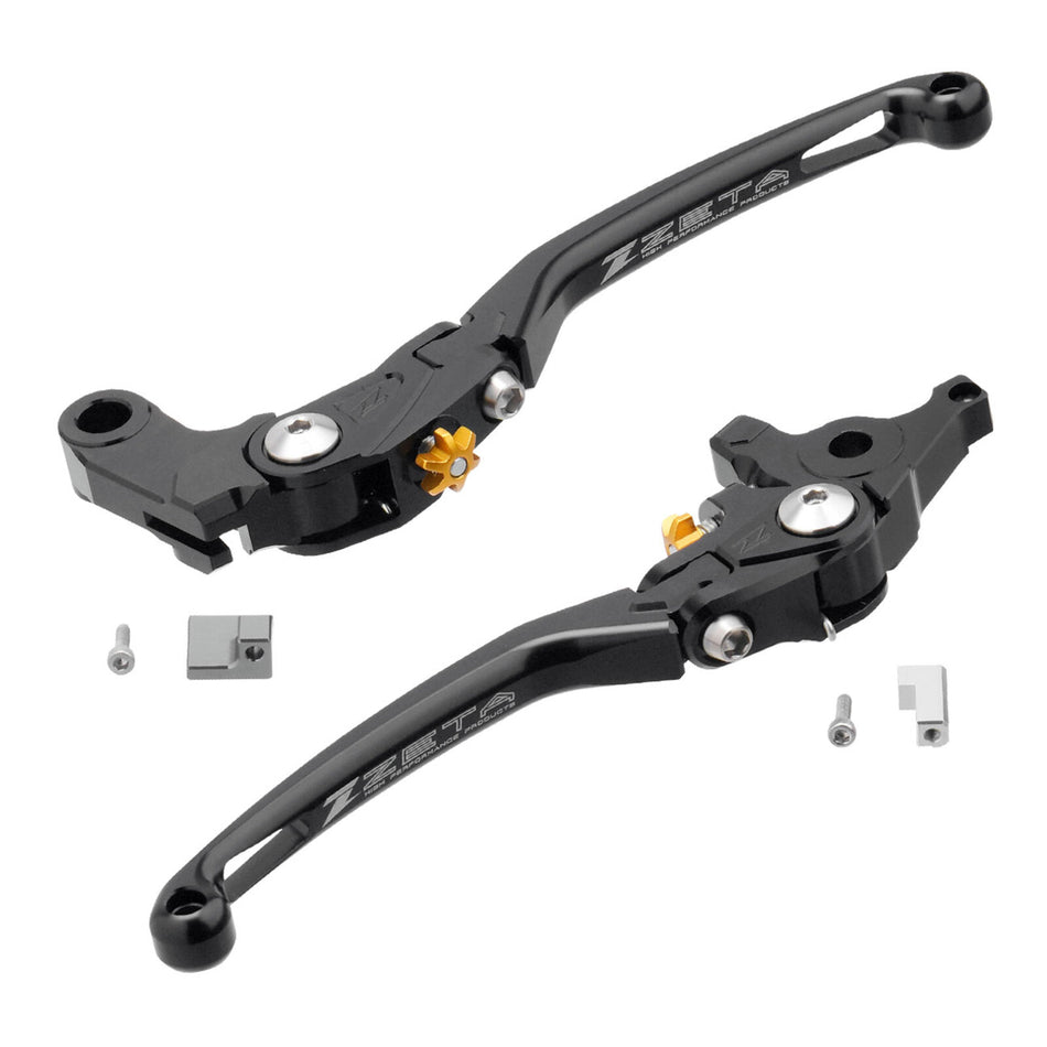 Zeta Pilot Lever Set - Yamaha MT-09 / MT-07 ('14-) - Black